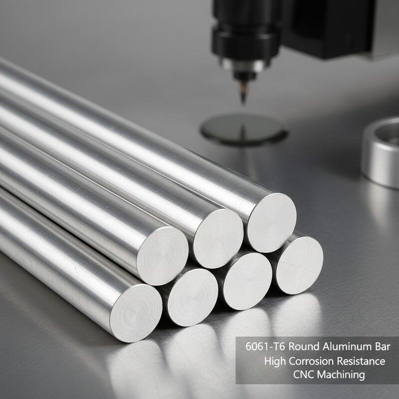6061 T6 CNC Machining Large Diameter Aluminum Round Bar With High Corrosion Resistance